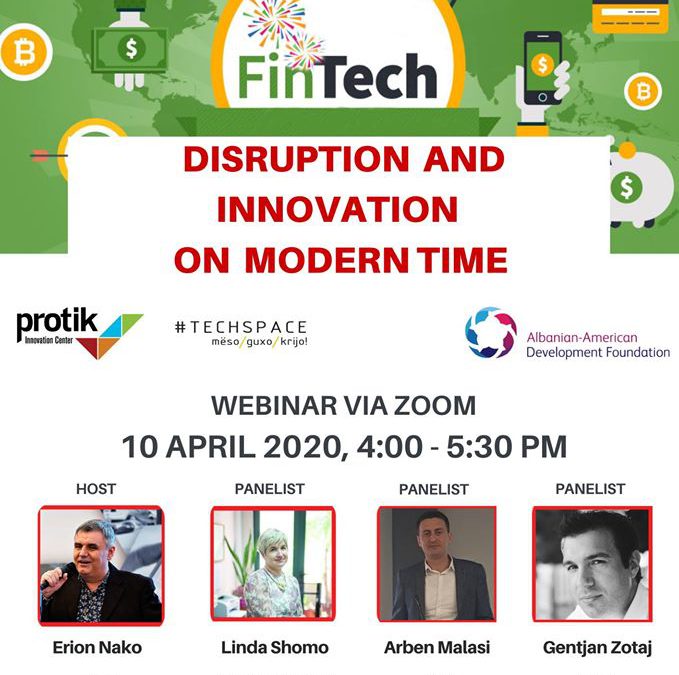 Fintech – Disruption and Innovation on Modern Time